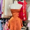 Vestido Corto Satin
