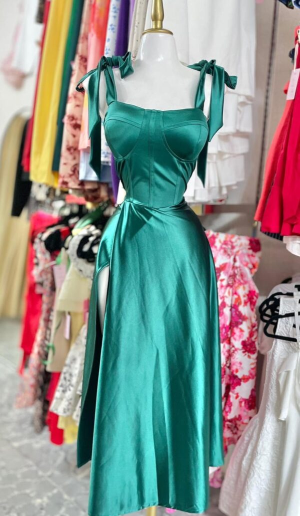 Vestido princesa satin