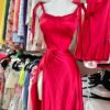 Vestido princesa satin