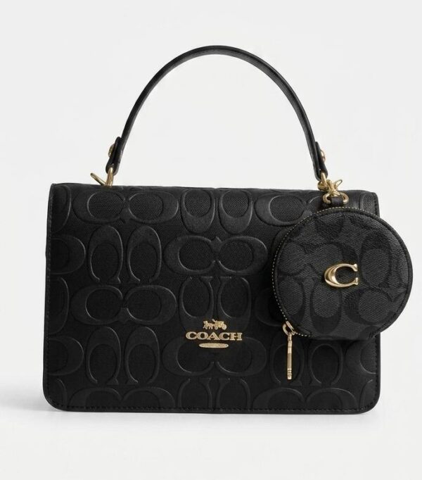 Bolsa coach cuadrada con monedero