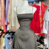 Vestido satin corto